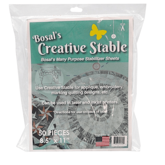 Tear-Away Heavy Weight Stabiliser 8.5 x 11in 50pk - Everything Fabric