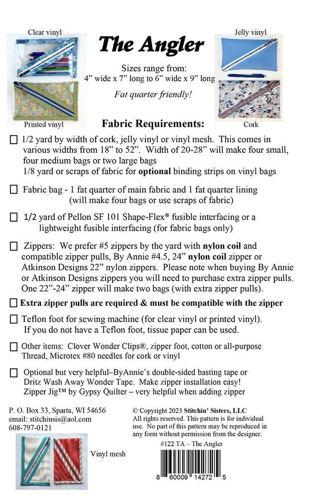The Angler Bag Pattern - Everything Fabric