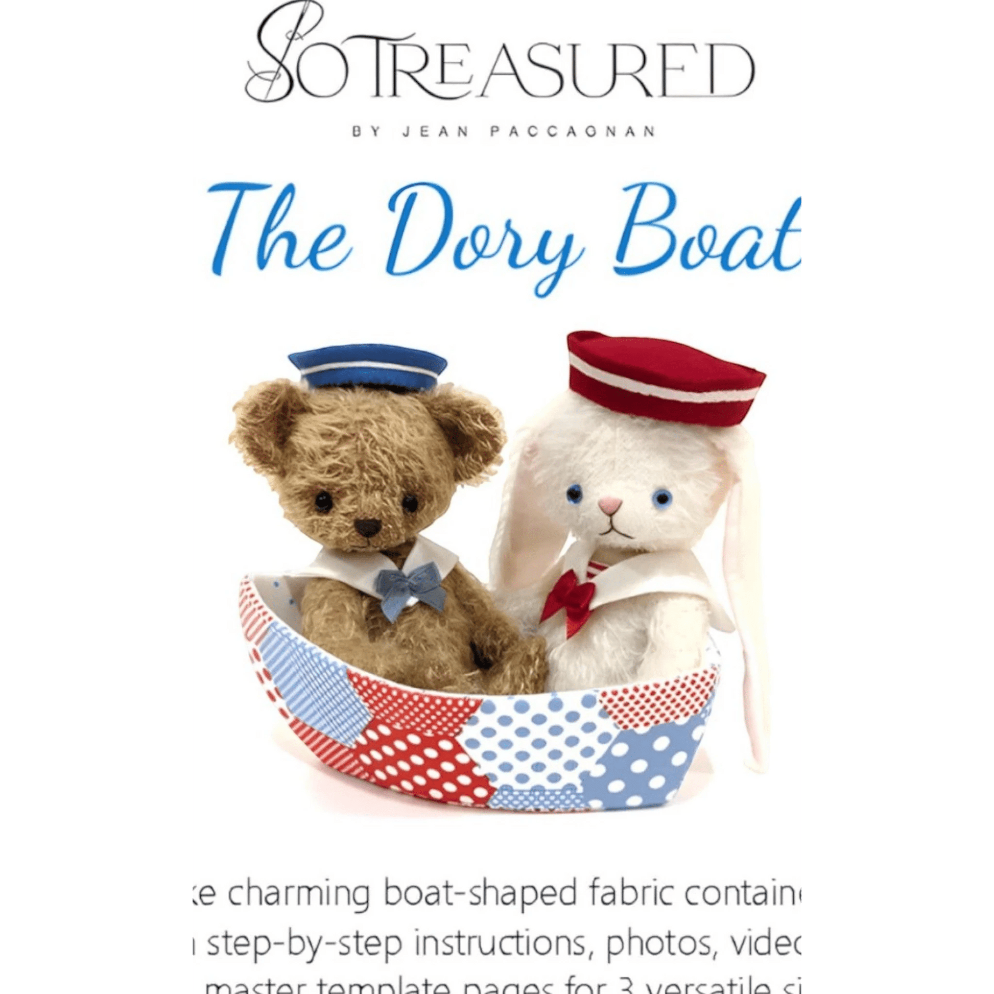 The Dory Boat: Fabric Toy Boat Pattern - Everything Fabric
