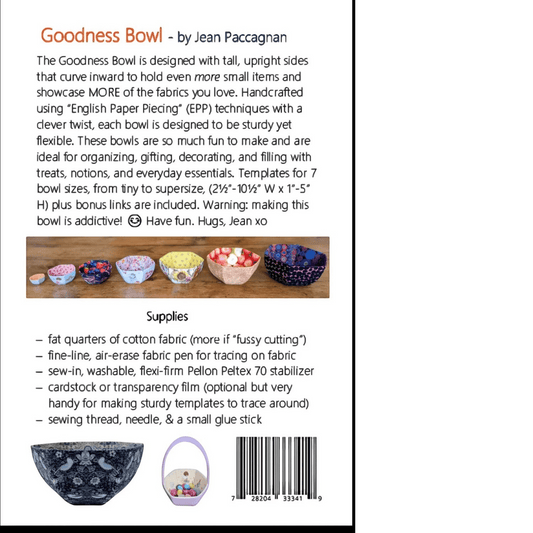 The Goodness Bowl Pattern - Everything Fabric