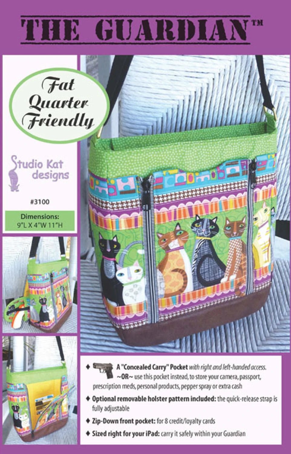 The Guardian Bag Pattern - Everything Fabric