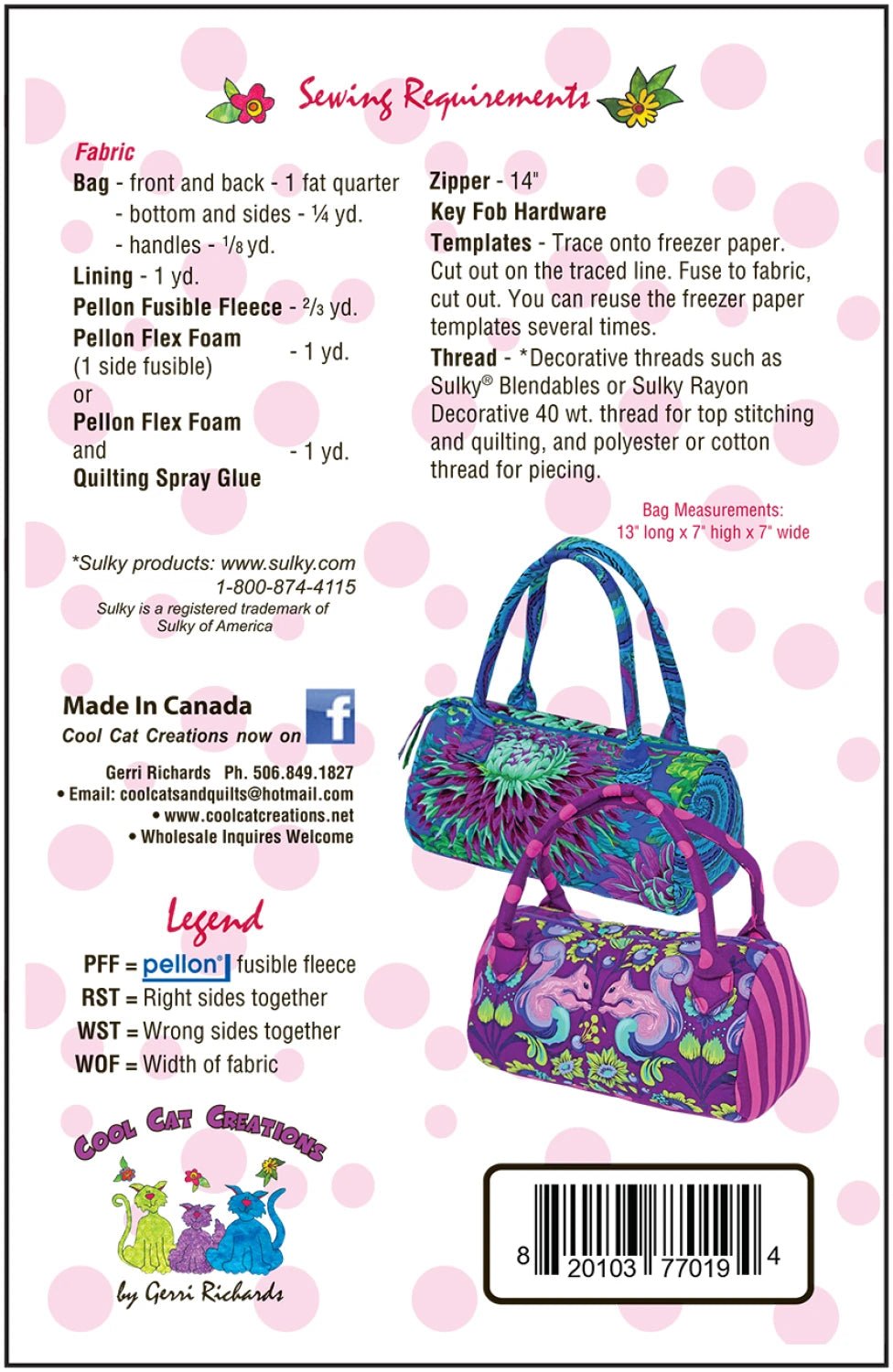 The Layla Bag Pattern - Everything Fabric