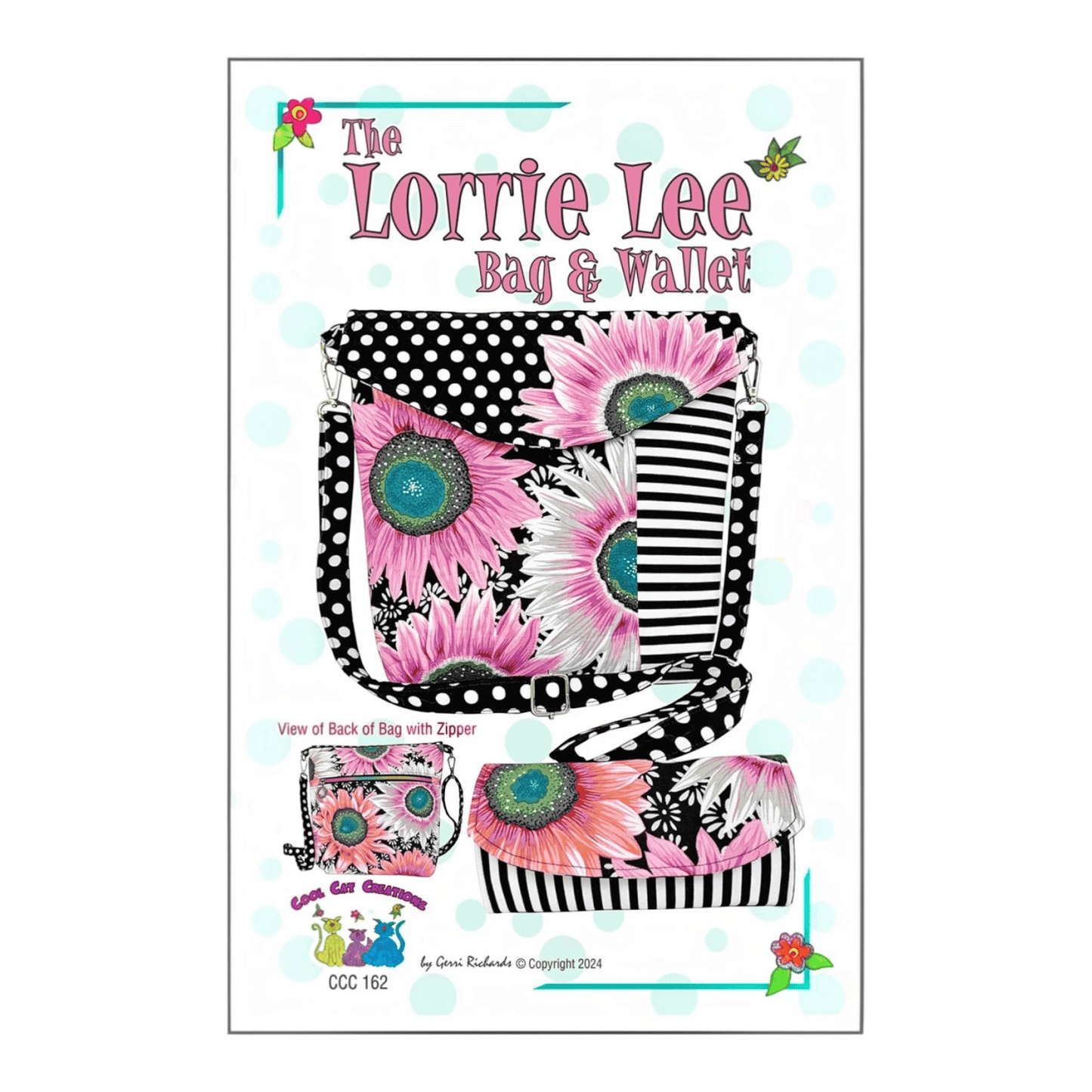 The Lorrie Lee Bag & Wallet Pattern - Everything Fabric