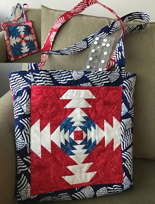 The Pineapple Popout Tote Pattern by Cut Loose Press introduces an exciting new pineapple-block technique that creates a bold, dimensional design perf - Everything Fabric