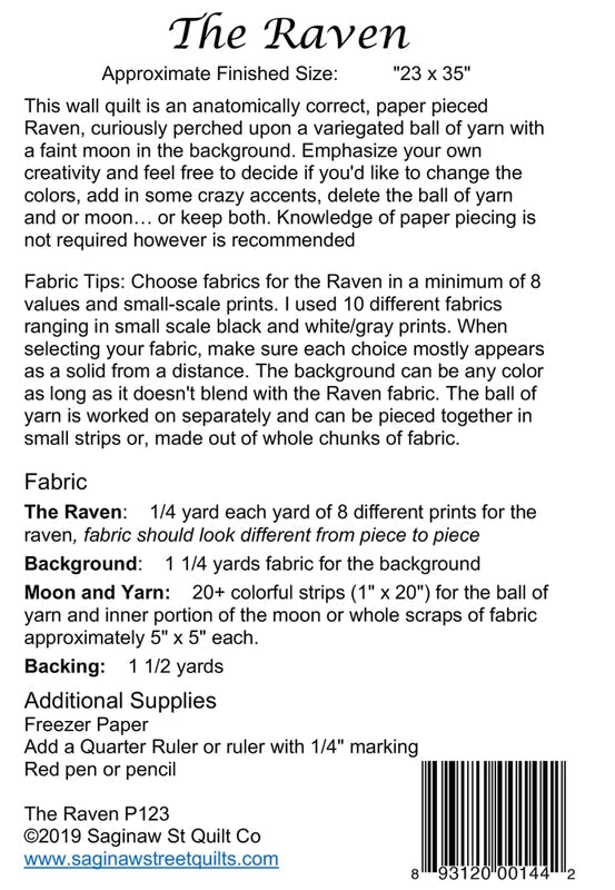The Raven Pattern - Everything Fabric