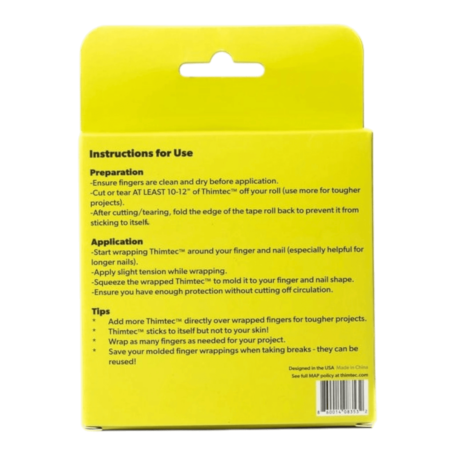 Thimtec Thimble Tape - Caution Tape - Everything Fabric