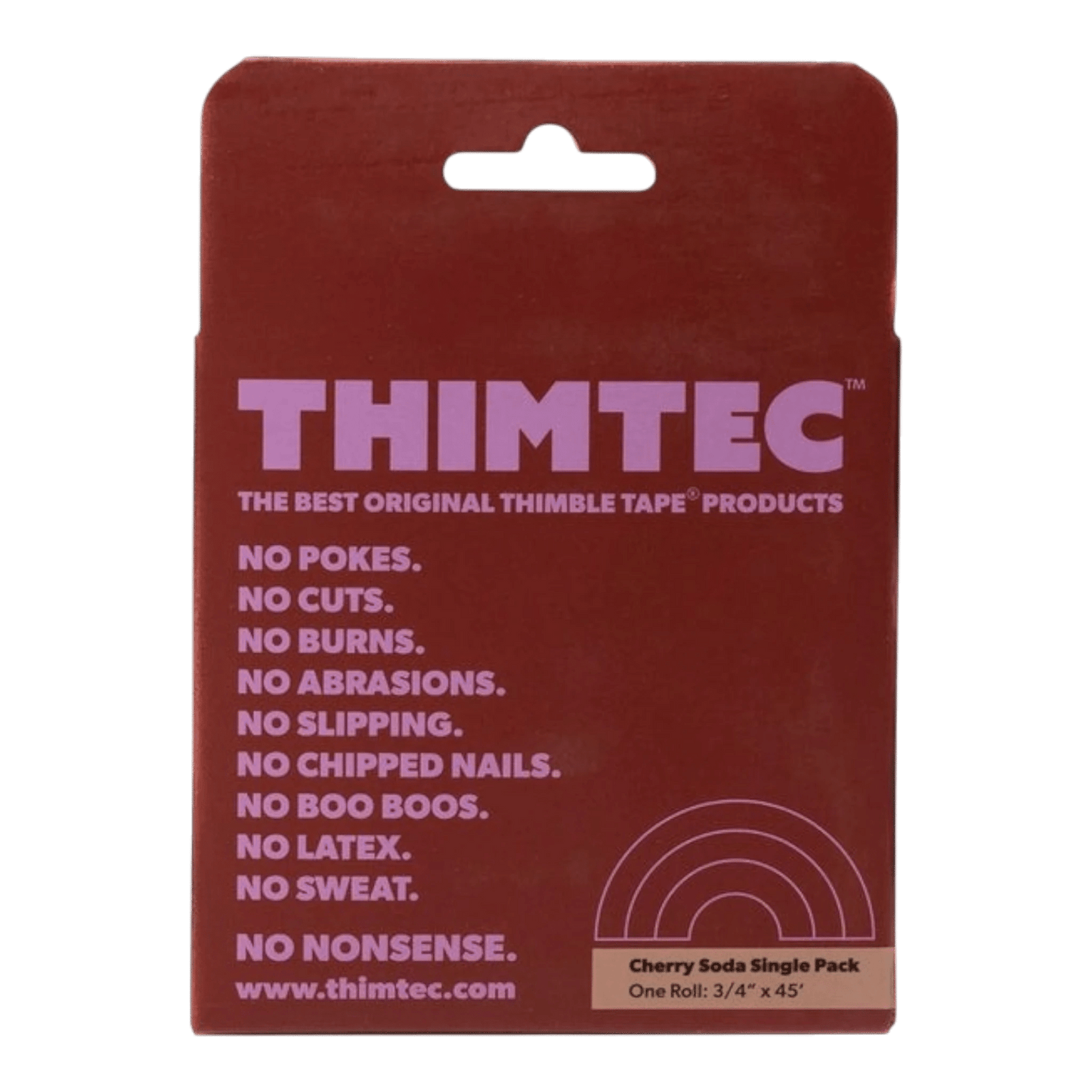 Thimtec Thimble Tape - Cherry Cola - Everything Fabric