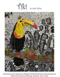 Tiki Toucan Collage Pattern by Laura Heine - Everything Fabric