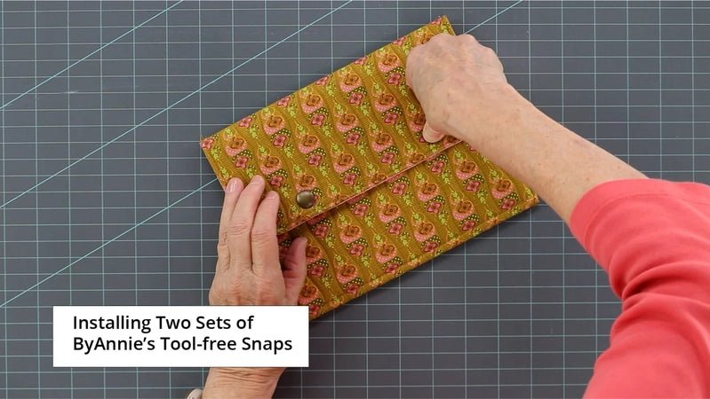 Tool-free Snaps - Set of Four - Black Metal - Everything Fabric