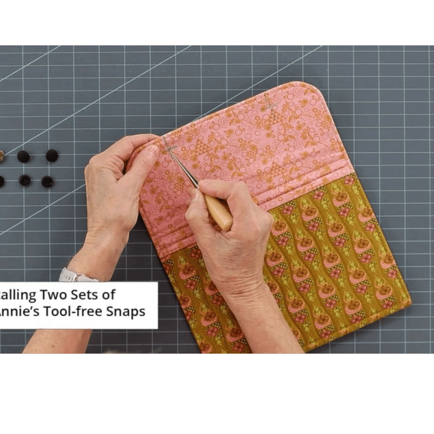 Tool-free Snaps - Set of Four - Nickel - Everything Fabric