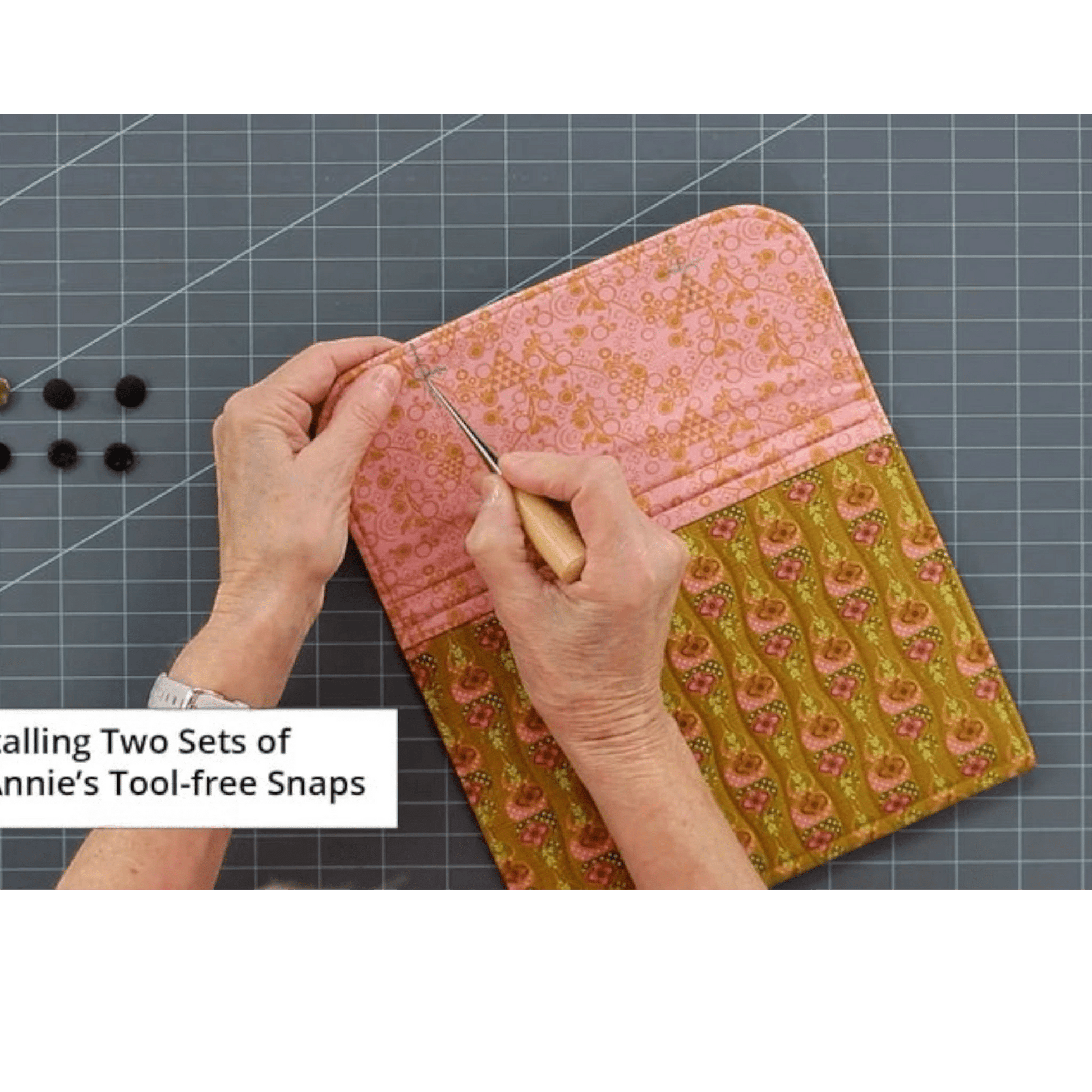 Tool-free Snaps - Set of Four - Nickel - Everything Fabric