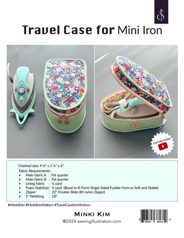 Travel Case for Mini Iron Pattern - Everything Fabric