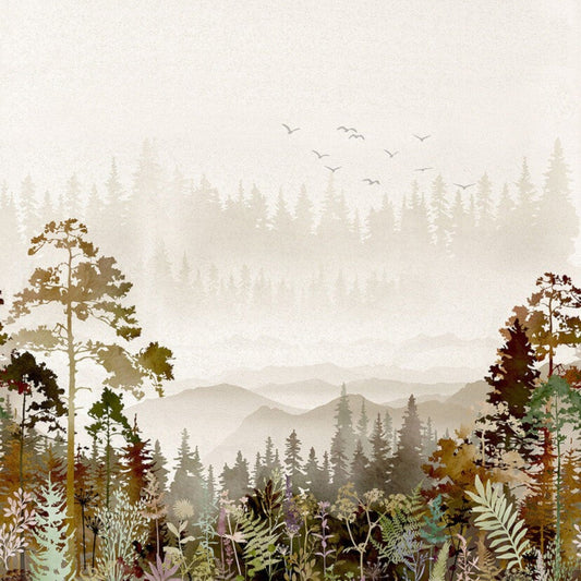 Tree Line - Autumn - Everything Fabric