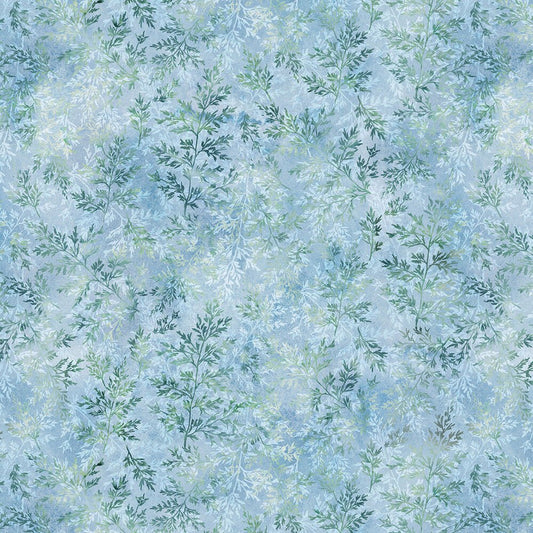 Tree Line - DUSTY BLUE - Everything Fabric