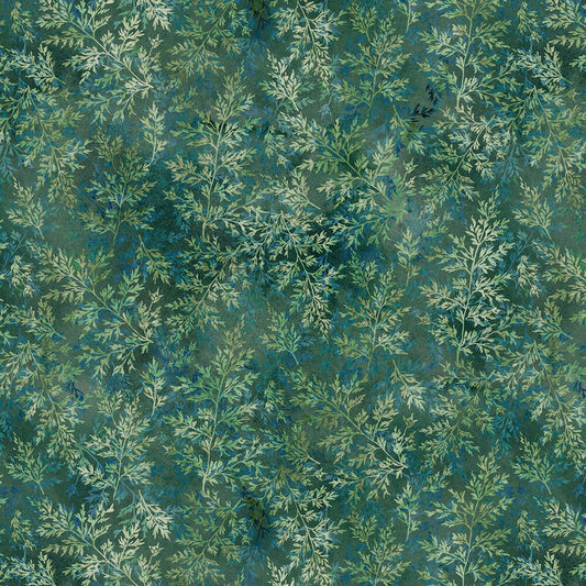 Tree Line - EMERALD - Everything Fabric