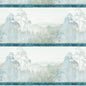 Tree Line - MIST BORDER STRIPE - Everything Fabric