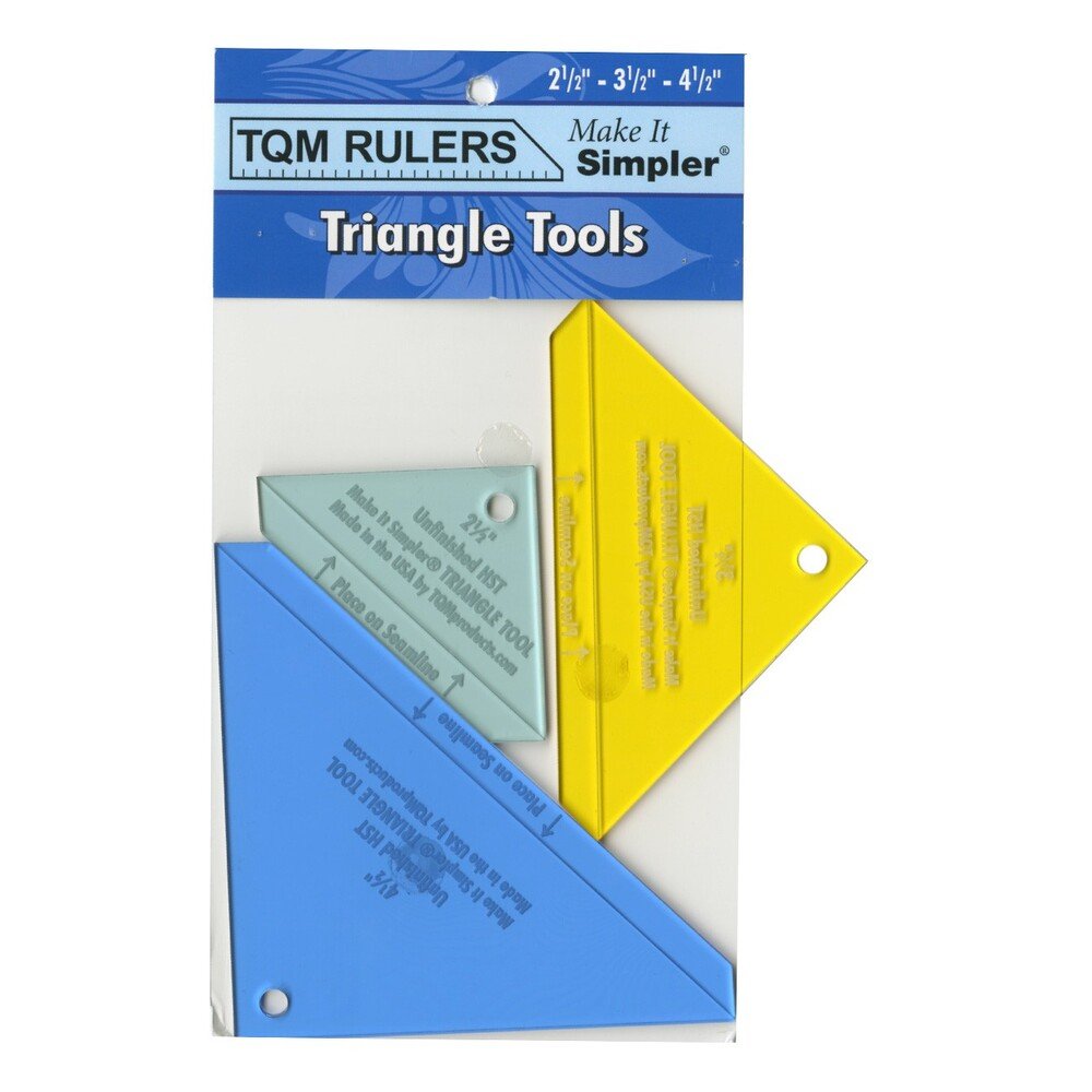 Triangle Tool - 2.5 in, 3.5 in and 4.5 in - Everything Fabric