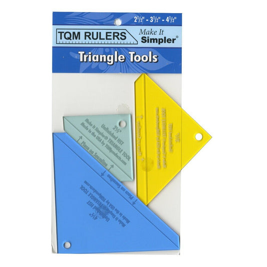 Triangle Tool - 2.5 in, 3.5 in and 4.5 in - Everything Fabric