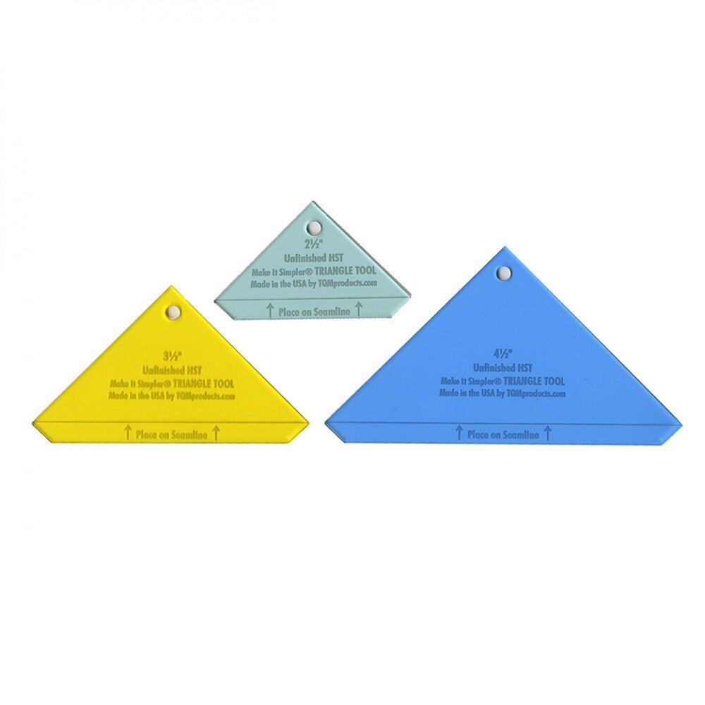 Triangle Tool - 2.5 in, 3.5 in and 4.5 in - Everything Fabric