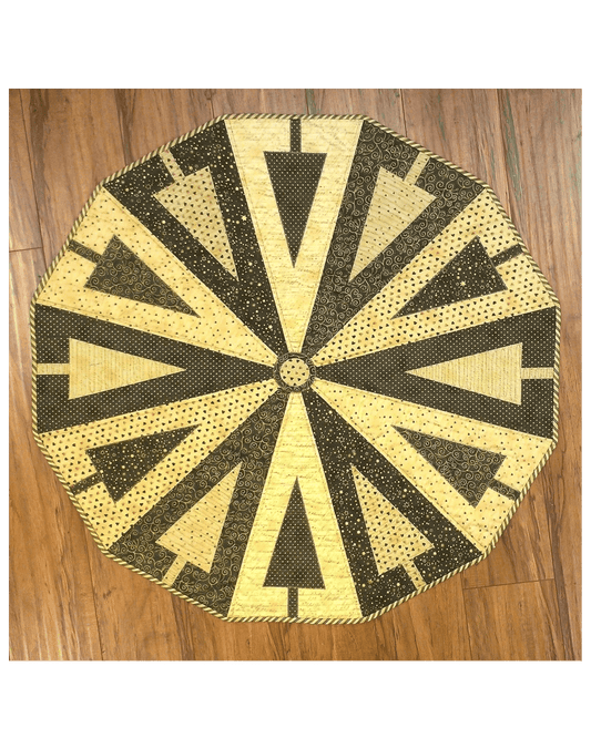 Triangle Tree Table Topper Pattern - Everything Fabric