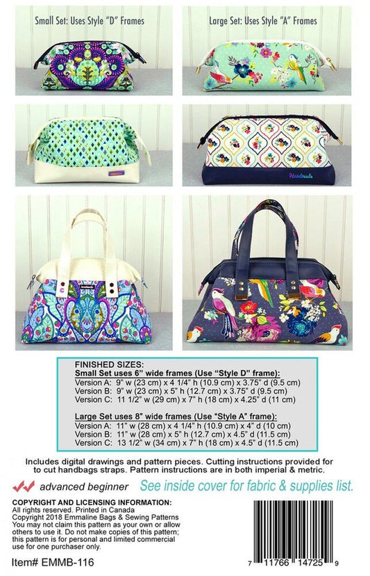 Trifecta Zip Bags - Six Sizes - Everything Fabric