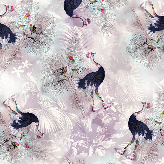 Tropical Walk - Purple Haze - Everything Fabric