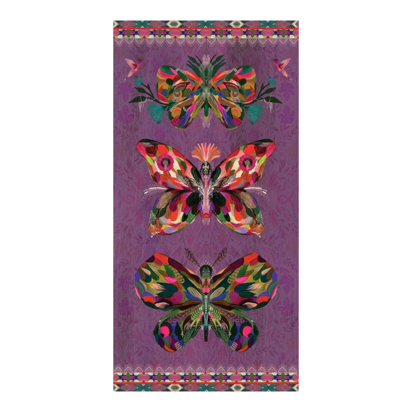 True Colors - Wing Panel Plum - Everything Fabric