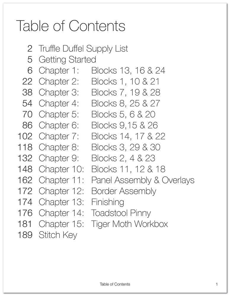 Truffle Duffel Book - Sue Spargo - Everything Fabric