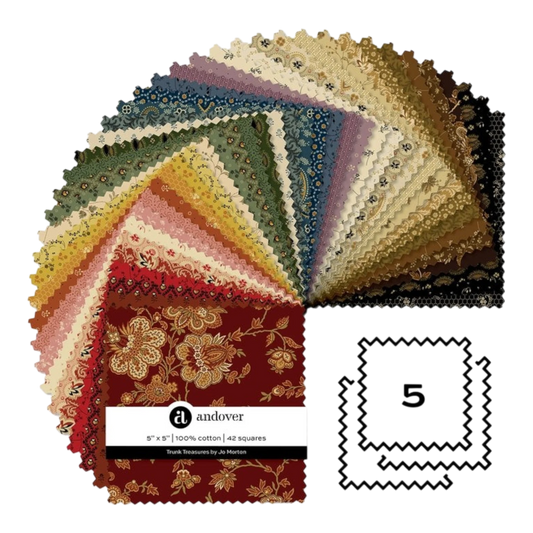 Trunk Treasures - 5 in Square - 42 pc