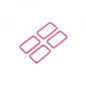 Tula Pink 38 mm Rectangle Rings - 4 CT - Everything Fabric