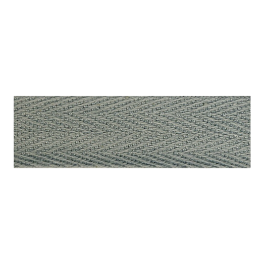 Cotton Twill Tape - Light Gray 20 mm for patchwork, quilting and sewing