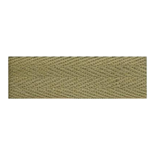 Cotton Twill Tape - Tan 20 mm for patchwork, quilting and sewing