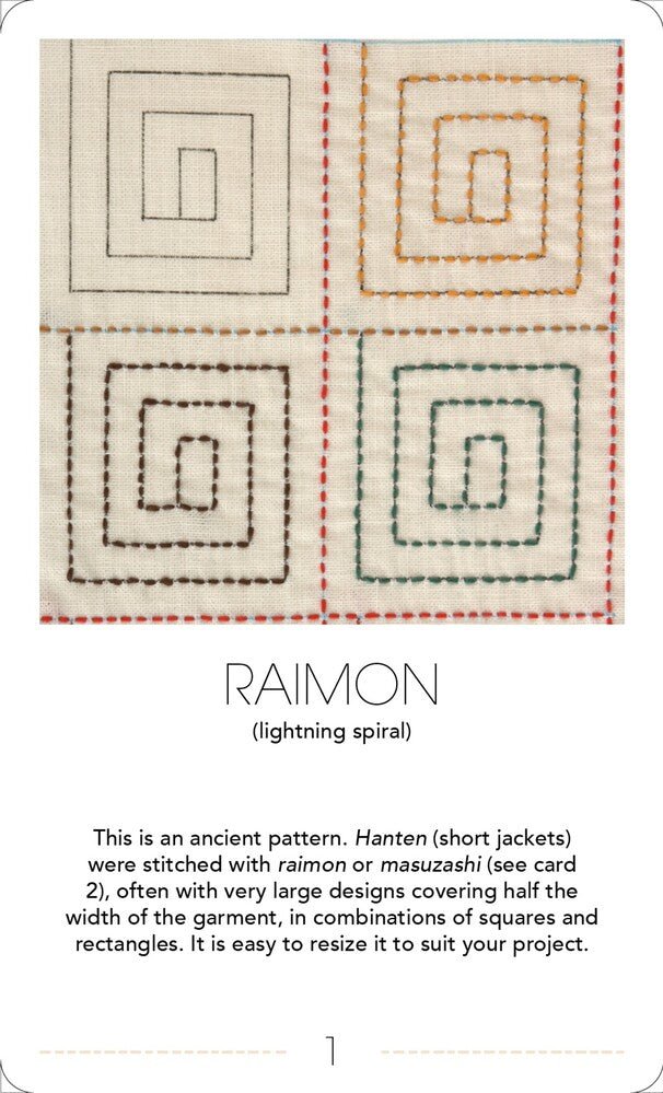 Ultimate Sashiko Card Deck - Everything Fabric