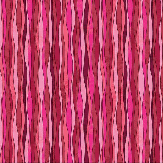 Upwards - Waves Rose - Everything Fabric