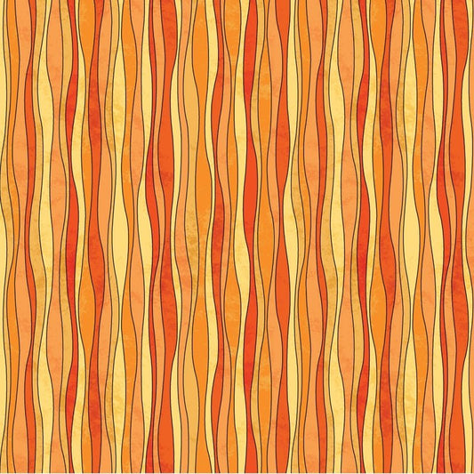 Upwards - Waves Sunshine - Everything Fabric