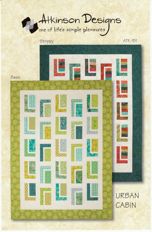 Urban Cabin Quilt Pattern - Everything Fabric