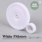 Velcro Double Sided White - 20 mm x 5m - Everything Fabric