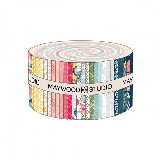 Vintage Flora Jelly Roll – 40 Precut 2½″ Strips | Maywood Studio - Everything Fabric
