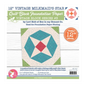 Vintage Milkmaid's Star Quilt Block Foundation Paper , pattern making and craft projects
