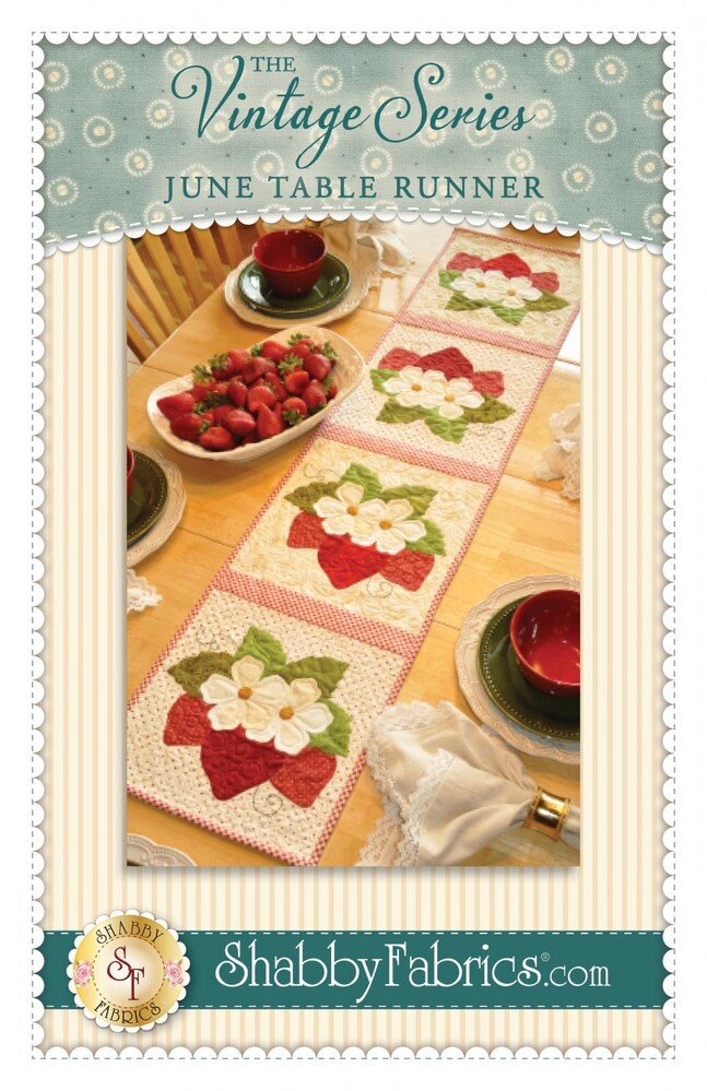 Vintage Series Table Runner - June Pattern - Everything Fabric
