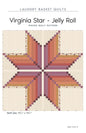Virginia Star - Jelly Roll Quilt Pattern - Everything Fabric