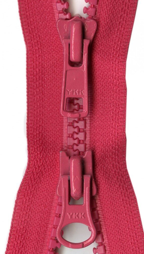 Vislon 2-Way Separating Zipper 711 mm LIPSTICK - Everything Fabric