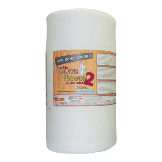 Warm Fleece Double Sided Fusible Batting 45in wide - Everything Fabric