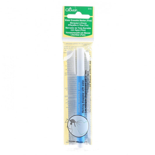 Water Soluble Marker Blue - Fine Point - Everything Fabric