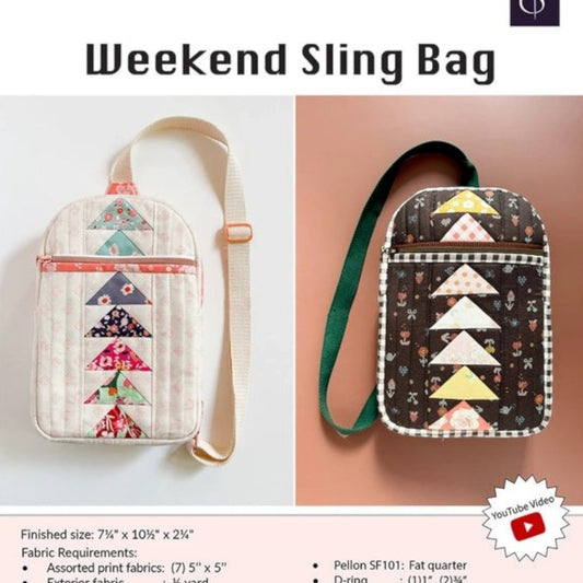 Weekend Sling Bag Pattern - Everything Fabric