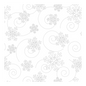 White on White Snowflakes - Everything Fabric