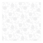 White on White Teardrop Floral - Everything Fabric