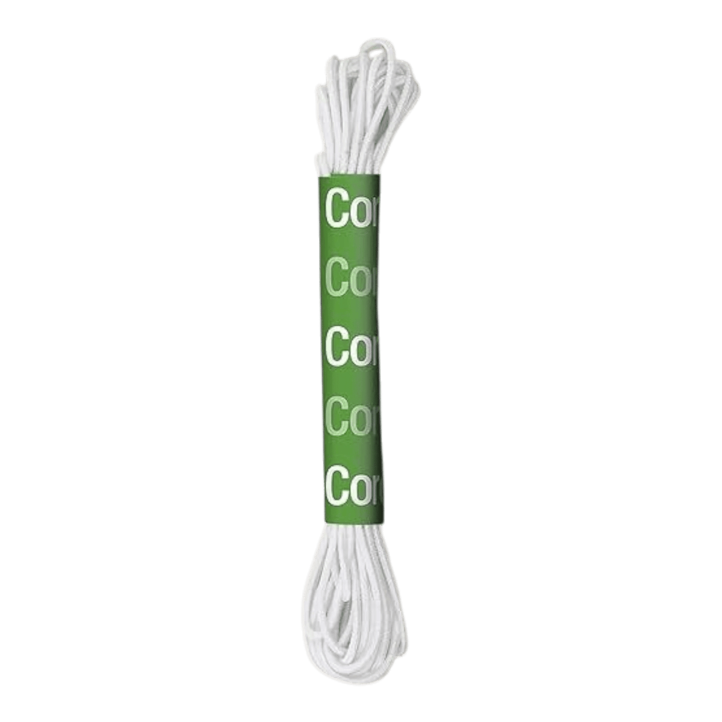 White Thin Beading Elastic Cord 3yds - Everything Fabric