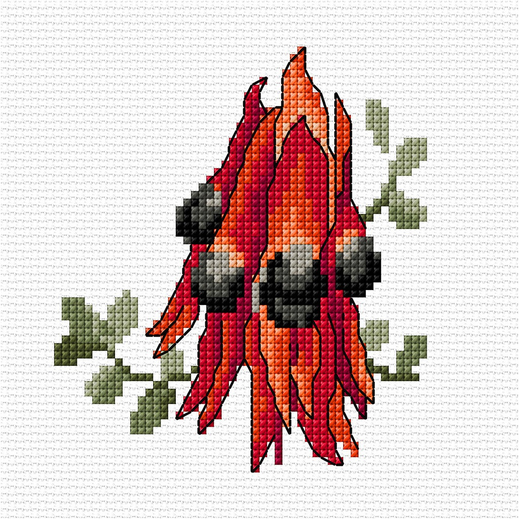 Sturt's Desert Pea design from Wildflower Mini's 1 by Country Threads