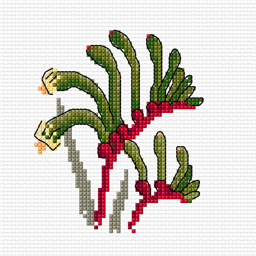 Kangaroo Paw design from Wildflower Mini's 2 by Country Threads